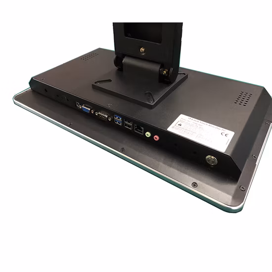 Tela de toque IP65 incorporada capacitiva de toque de 15,6 polegadas com tela de toque industrial de concha de metal incorporada tudo em um PC
